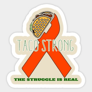 Taco Strong - lt Sticker